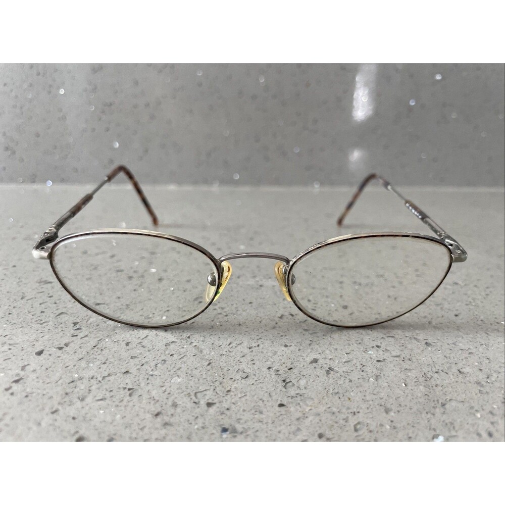 Robert LaTour RLT 125 1DM Eyeglasses Frames ONLY 49-19-140 Vintage Tortoise oval